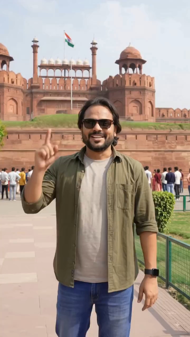 Aaj Ham Delhi ka Lal kila ghumne Aaye Hain #viral #Shrts