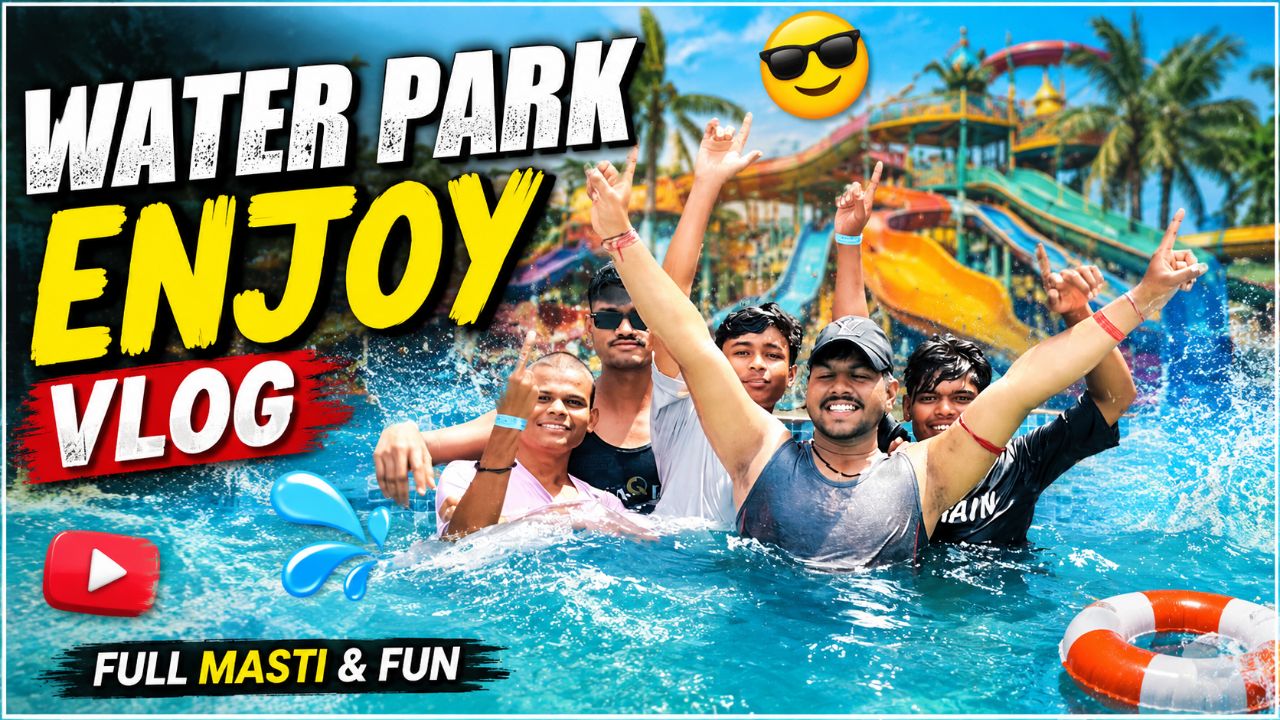 Waterpark enjoy with friends 😀 #youtubeshorts #vloges