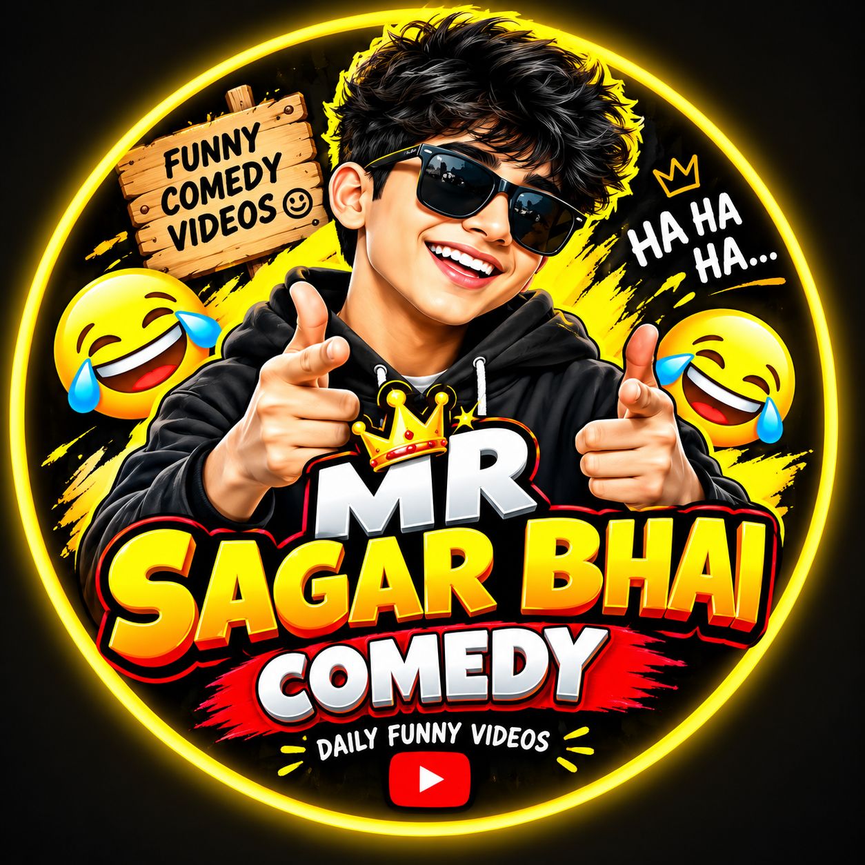 Mr Sagar Bhai Comedy 😂 on Bideo