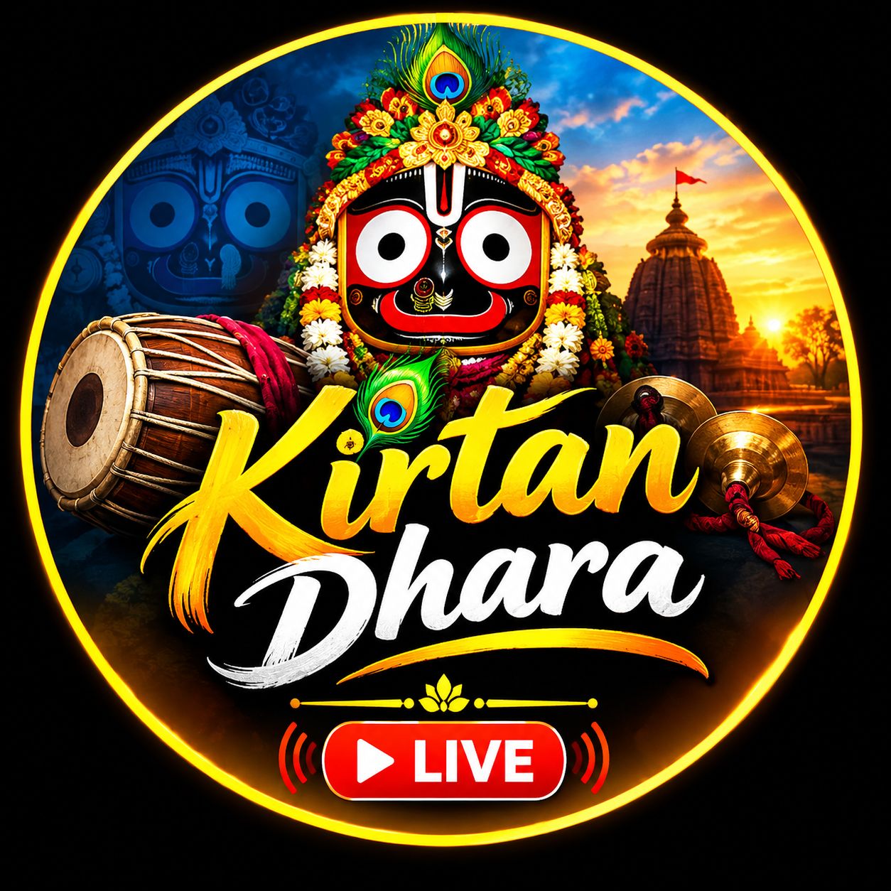 Kirtan dhara live on Bideo