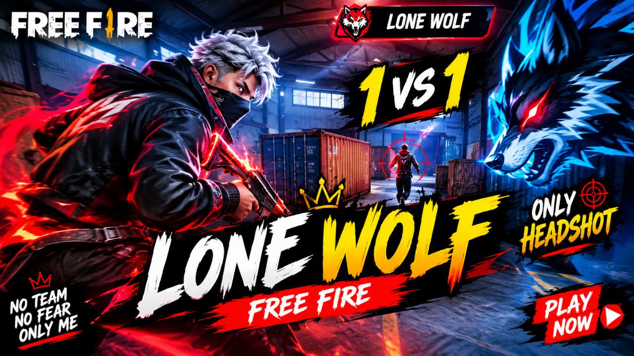 Aaj mene khela ff lon wolf aage dekho huaka