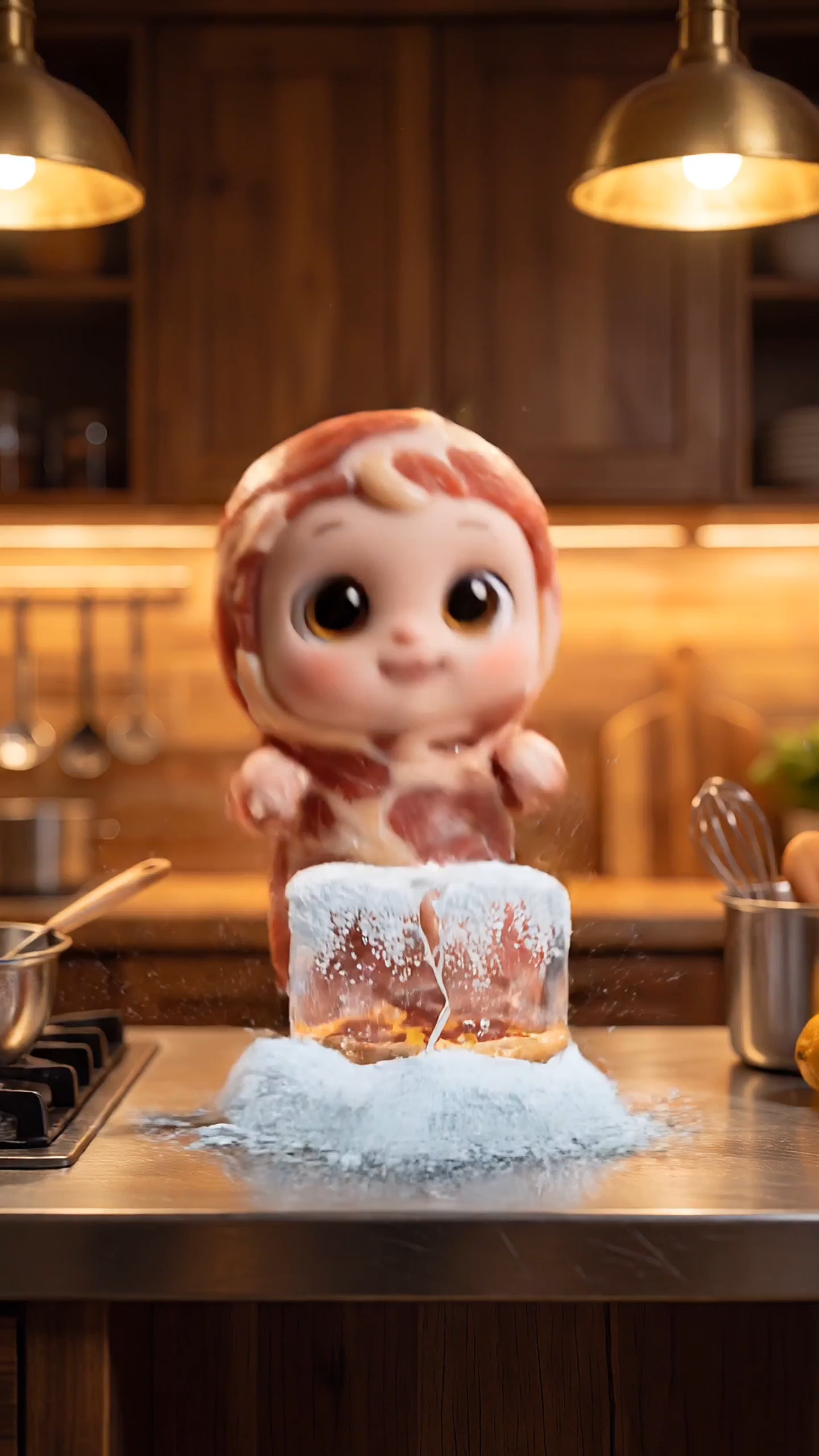 Little chiken miniature tinny recipe food