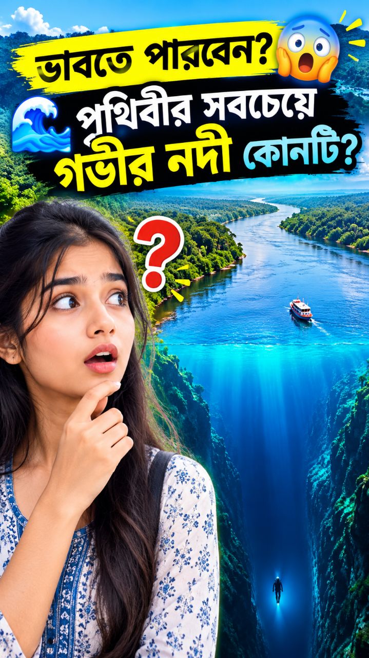 বিশ্বের সবচেয়ে গভীরতম নদী কঙ্গো নদী ও ভূগোল কুইজ!