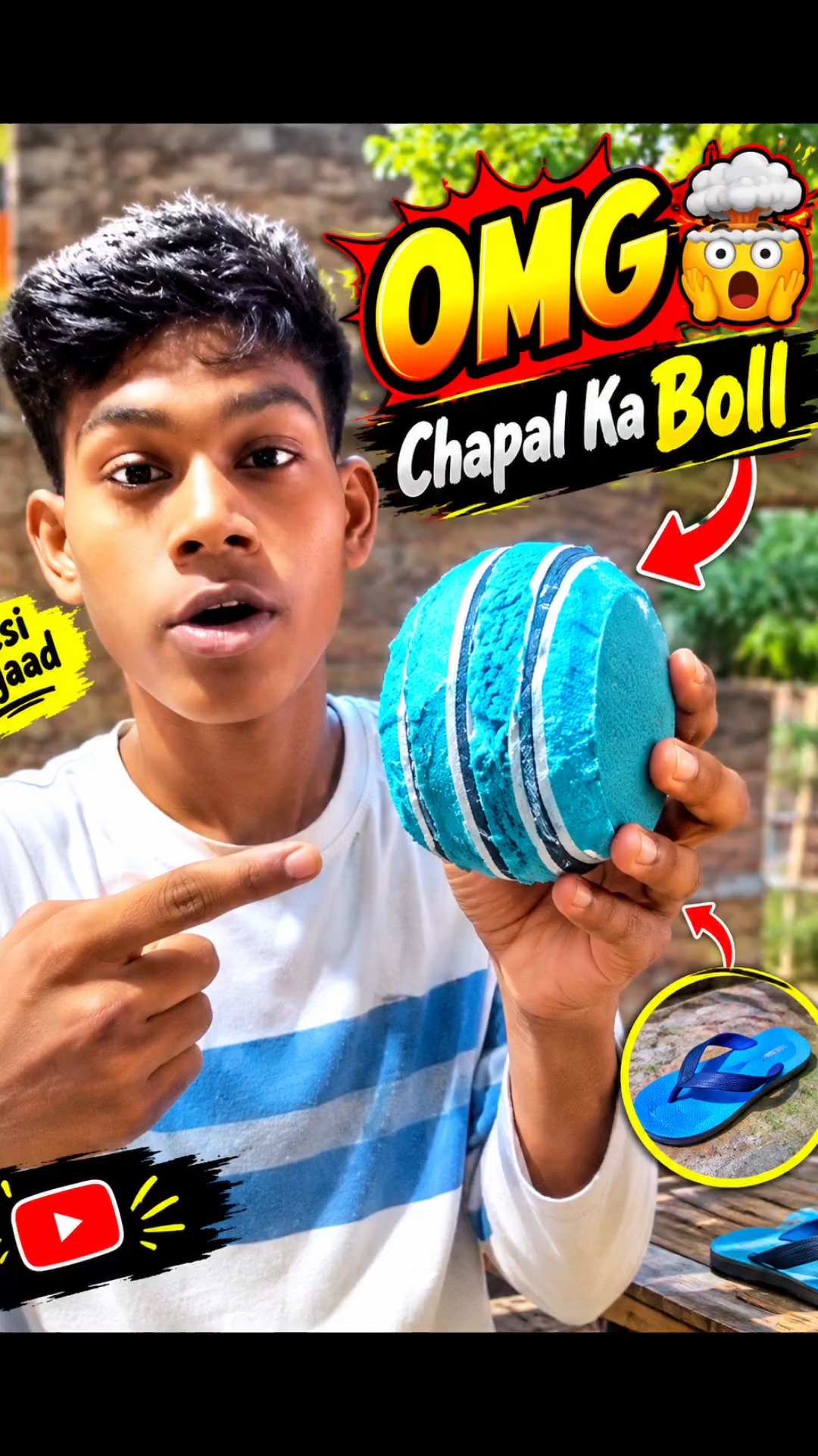 चपल का बना दिया boll 🤣🤯 #Bideo