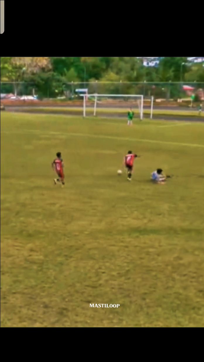 Football Gone Wrong! Defender Falls Down at the Worst Moment 🤣⚽ #Shorts
