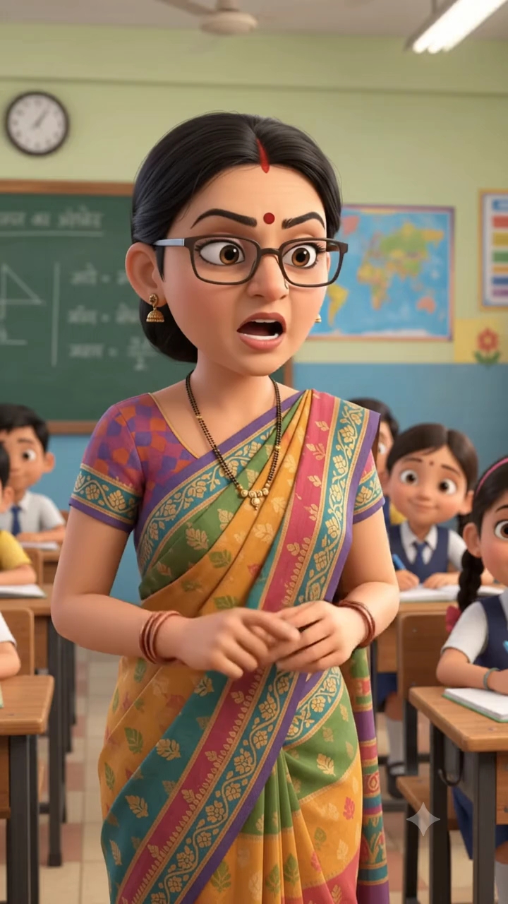 Madam and student ka joke | cartoon video  | teacher aur students
