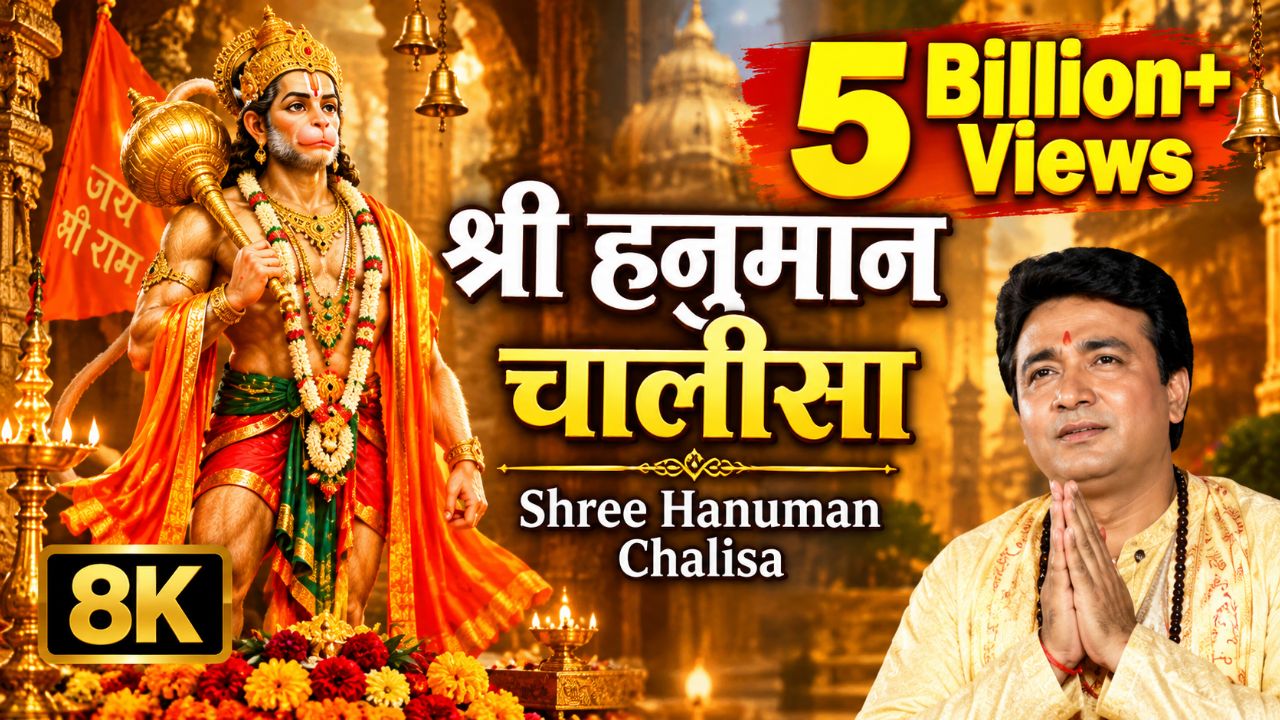 श्री हनुमान चालीसा 🌺🙏| Shree Hanuman Chalisa Original Video |🙏🌺| GULSHAN KUMAR | HARIHARAN | 8K