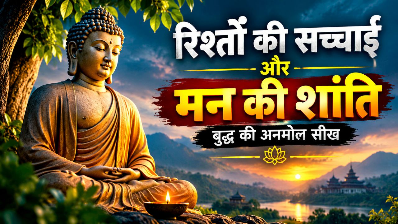 रिश्तों की सच्चाई समझ लो, मन को शांति मिल जाएगी 🙏 | बुद्ध की अनमोल सीख