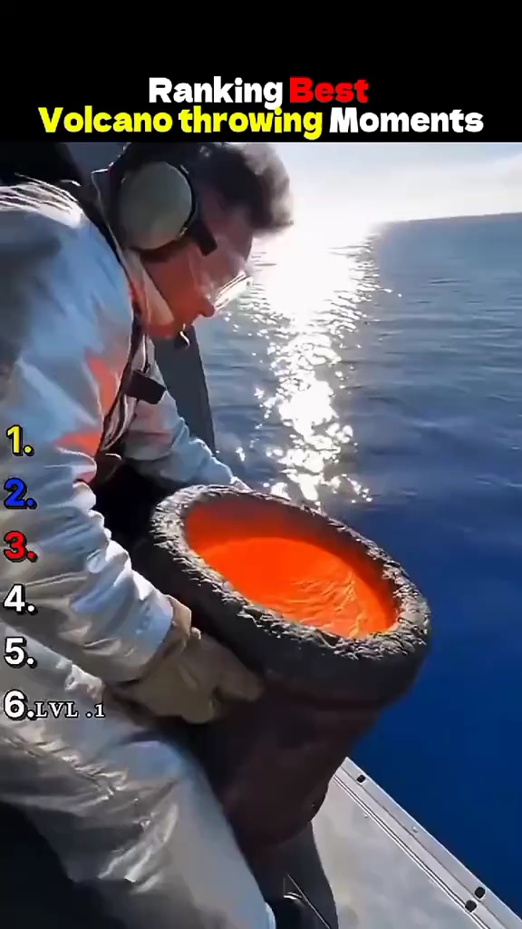 Best volcano throwing moments😮😮 #viral #volcano #trending