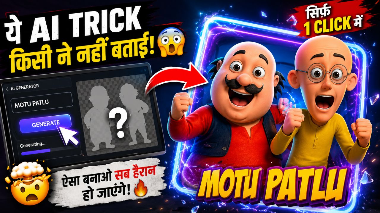 Motu Patlu AI Video Kaise Banaye 😱🔥 | AI Video Generator Tutorial in Hindi #ZZZRIX#video