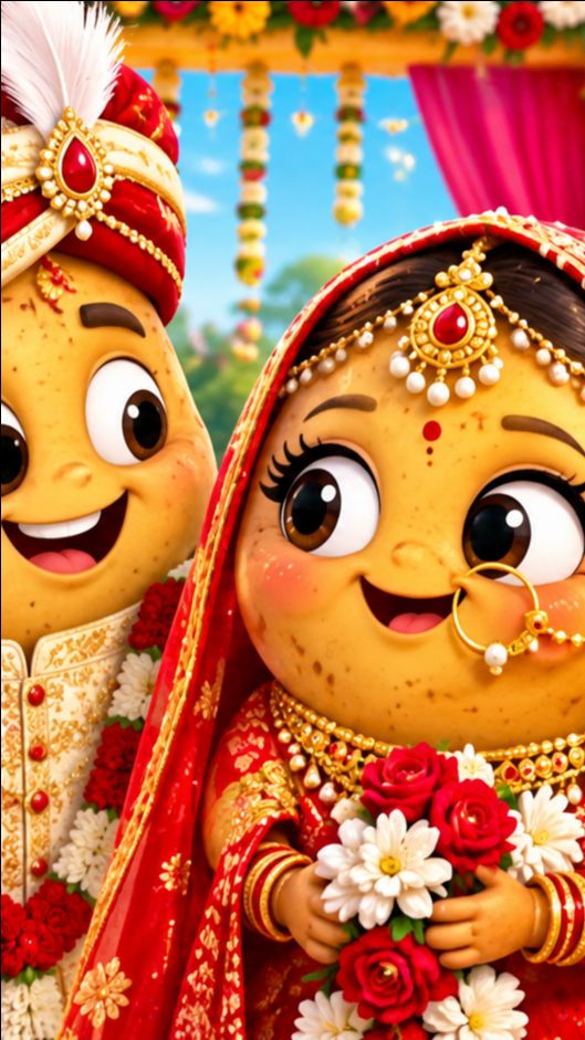 Aalu Bana Dulha 🥰#viral#trending#short#video#kunnutoonikafunnycartoomshortvideo#yttrendingshort