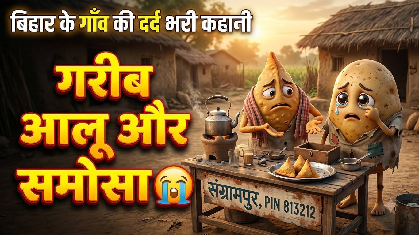 गरीब आलू और समोसे की दर्द भरी कहानी 😭💔 | Bihar Village Story #Shorts#Viral #Emotional #AaluSamosa