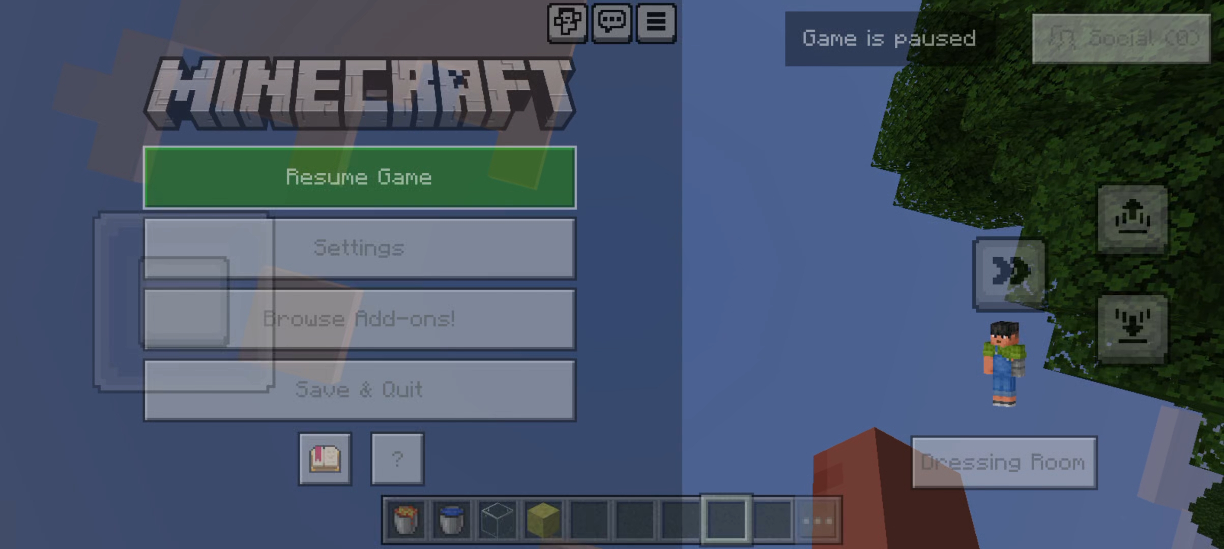 Minecraft mein water steam banaya hai
