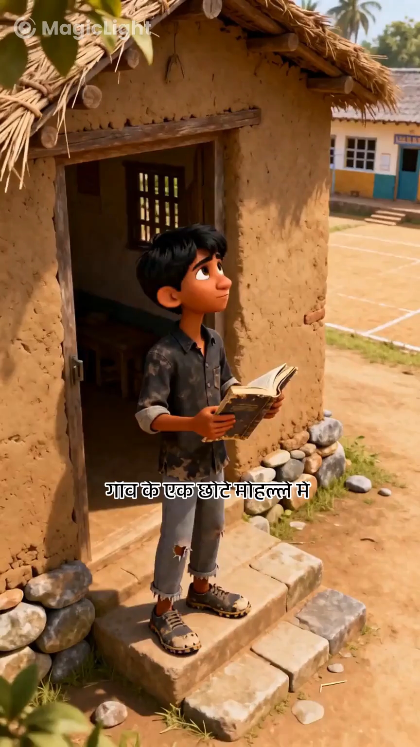 गाँव में राहुल नाम का एक लड़का #viral