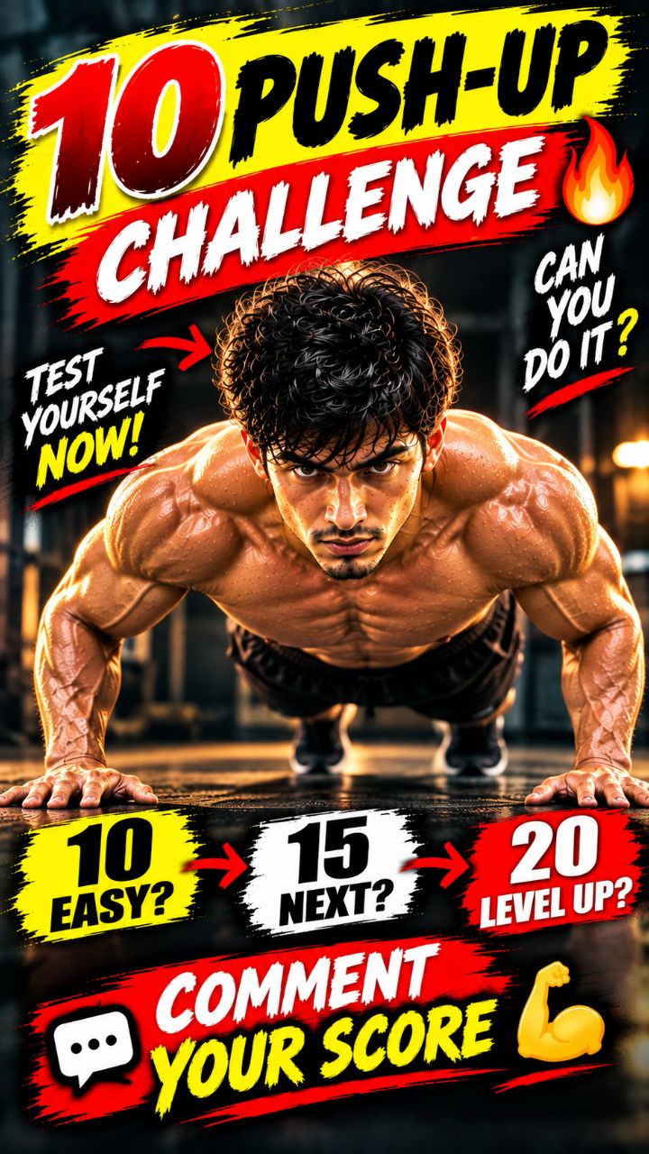 10 PUSH-UP CHALLENGE 🔥