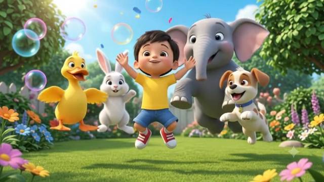 🐥 Baby & Cute Animals Dance Party! 🐘🐰 | Funny Cartoon for Kids #Shorts