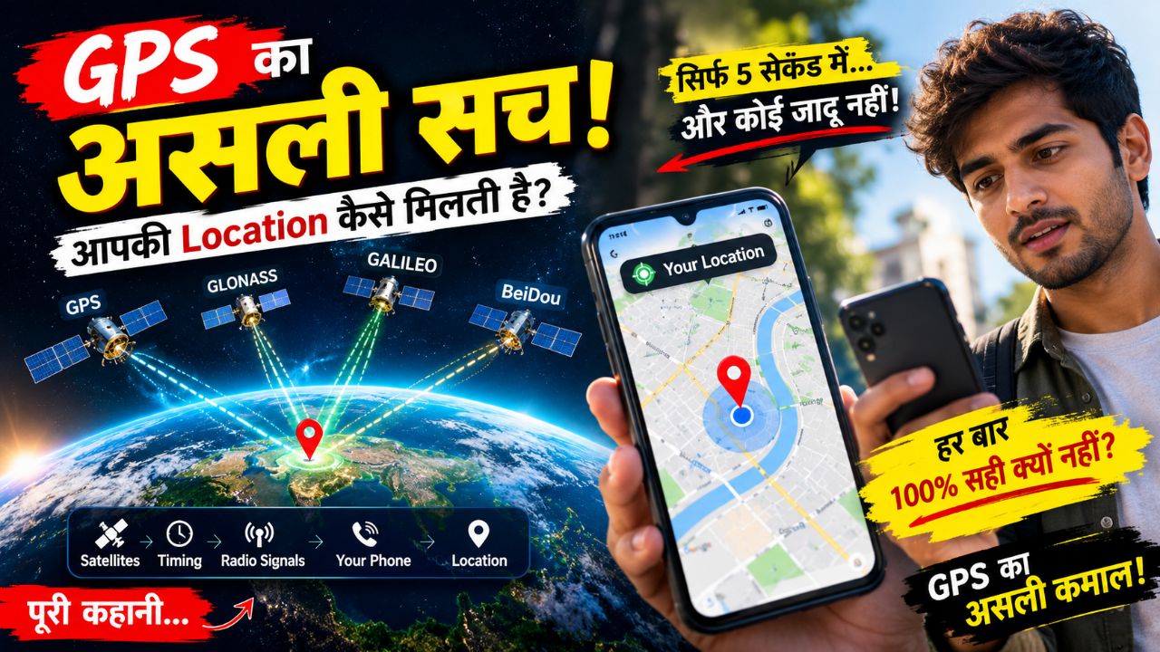 GPS हमारी सही लोकेशन कैसे पता लगाता है? 📍 | GPS की पूरी कहानी