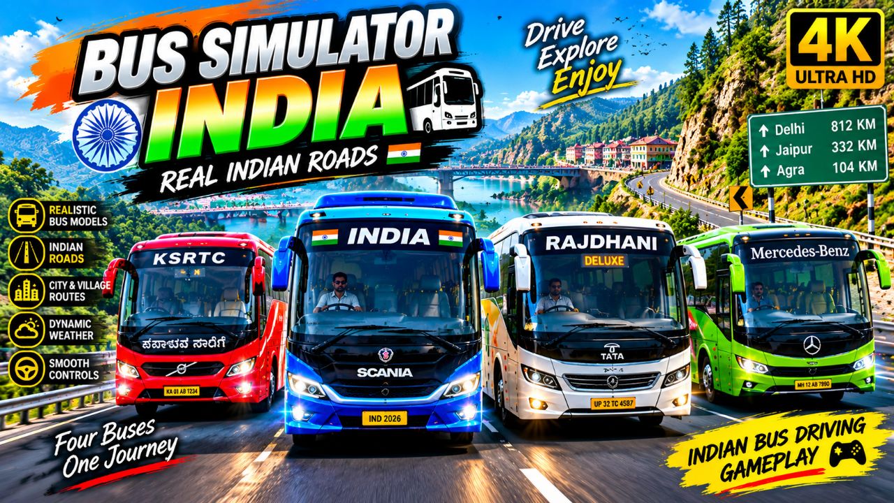 Bus simulator india gameplay