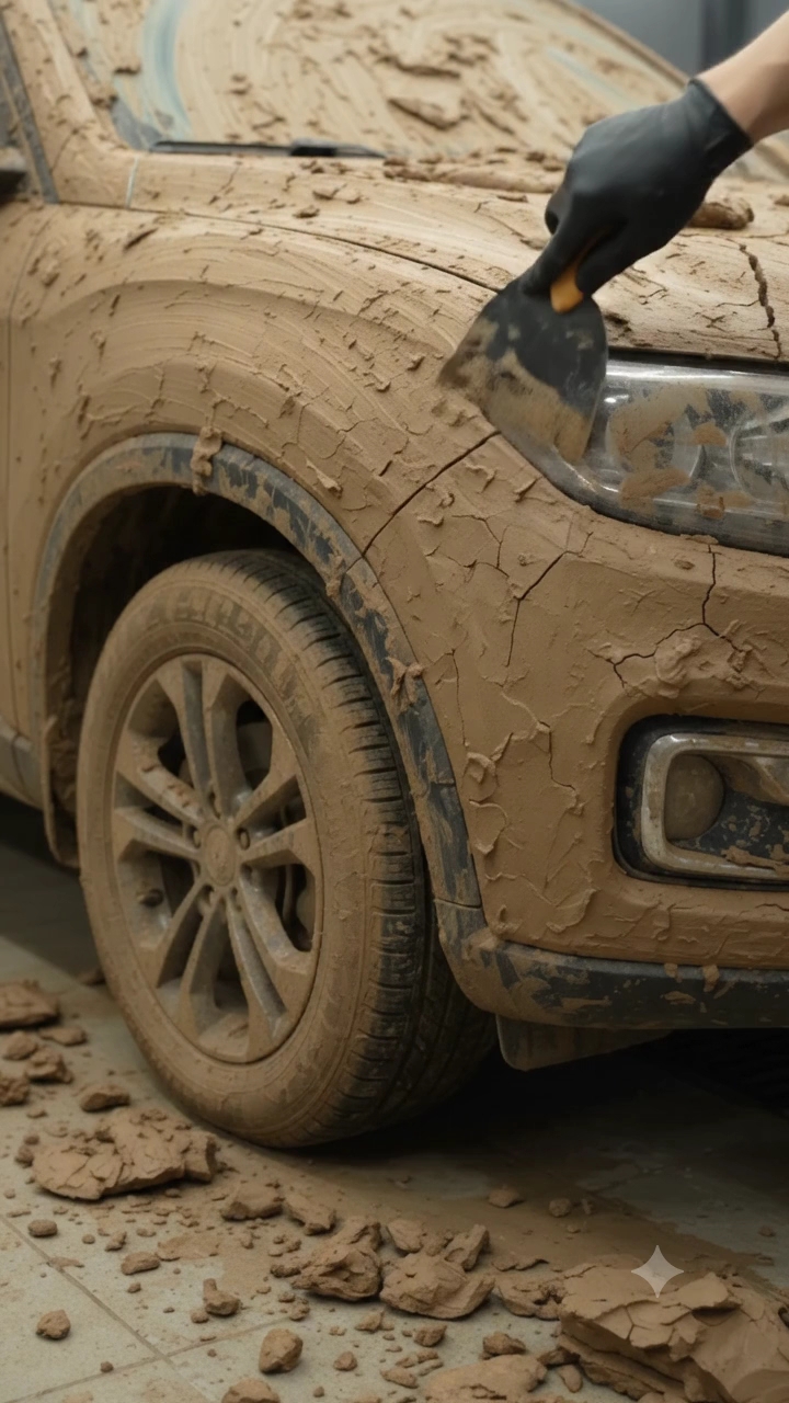 The car washing is Scorpio n