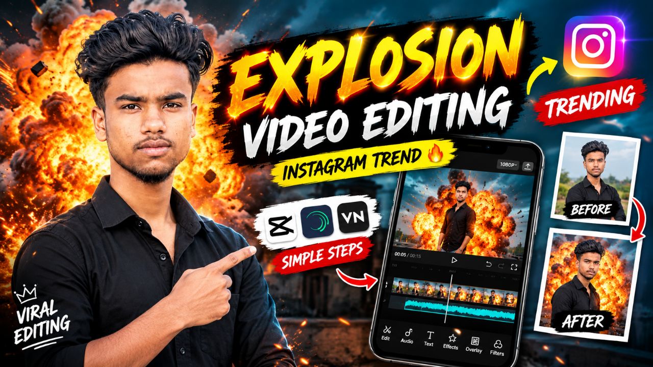 EXPLOSION VIDEO EDITING.