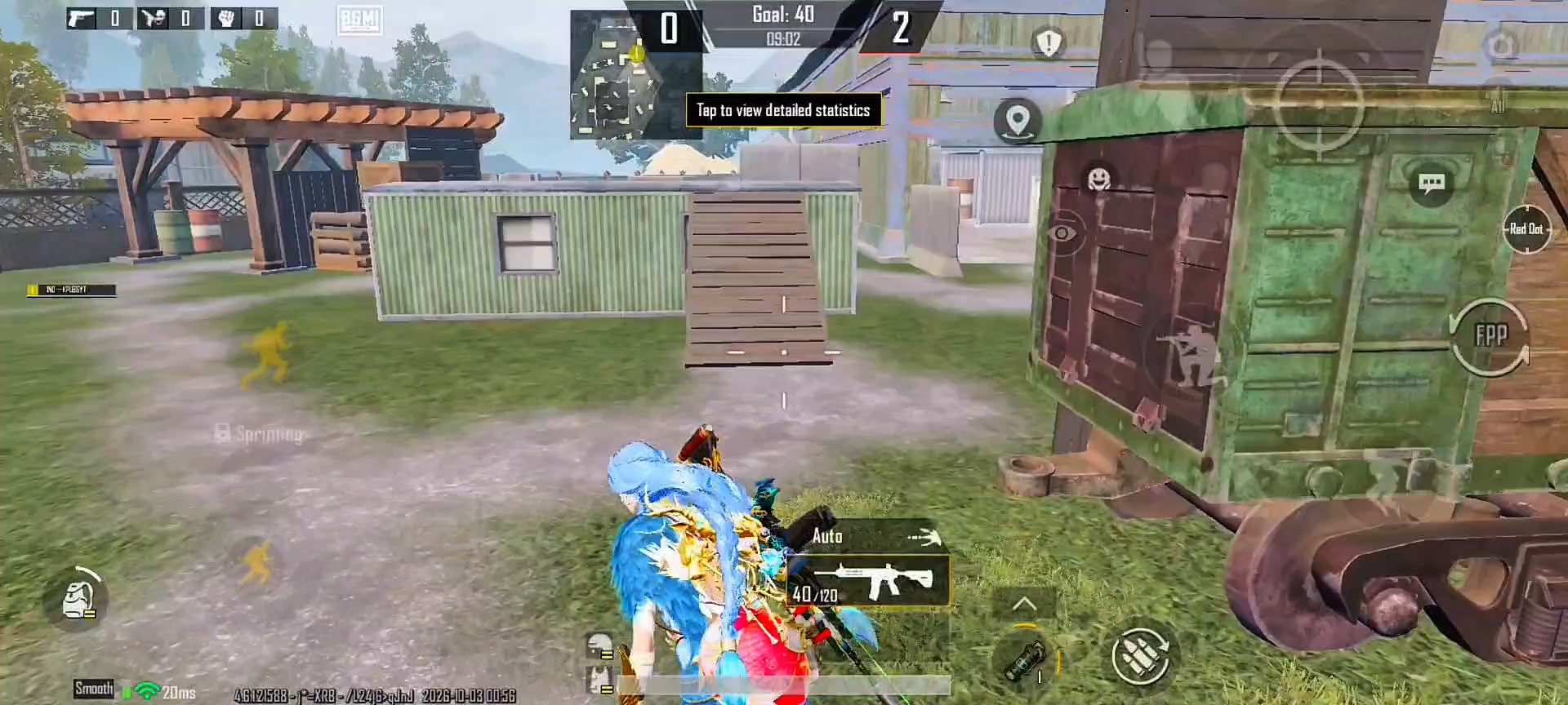 Best time 1v1 match bgmi #short