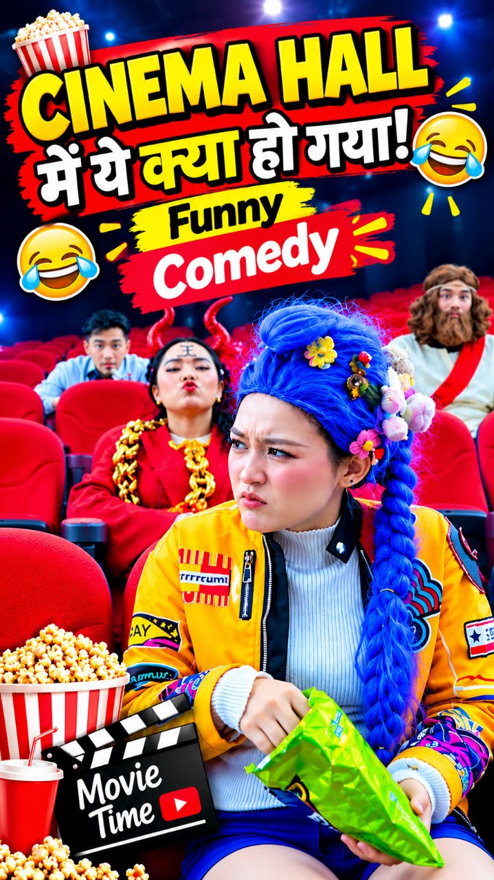 😂 Cinema Hall Mein Ye Kya Ho Gaya! 🤣 Funny Comedy Video