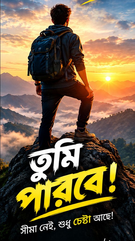 🔥 তুমি পারবে! হাল ছেড়ো না!