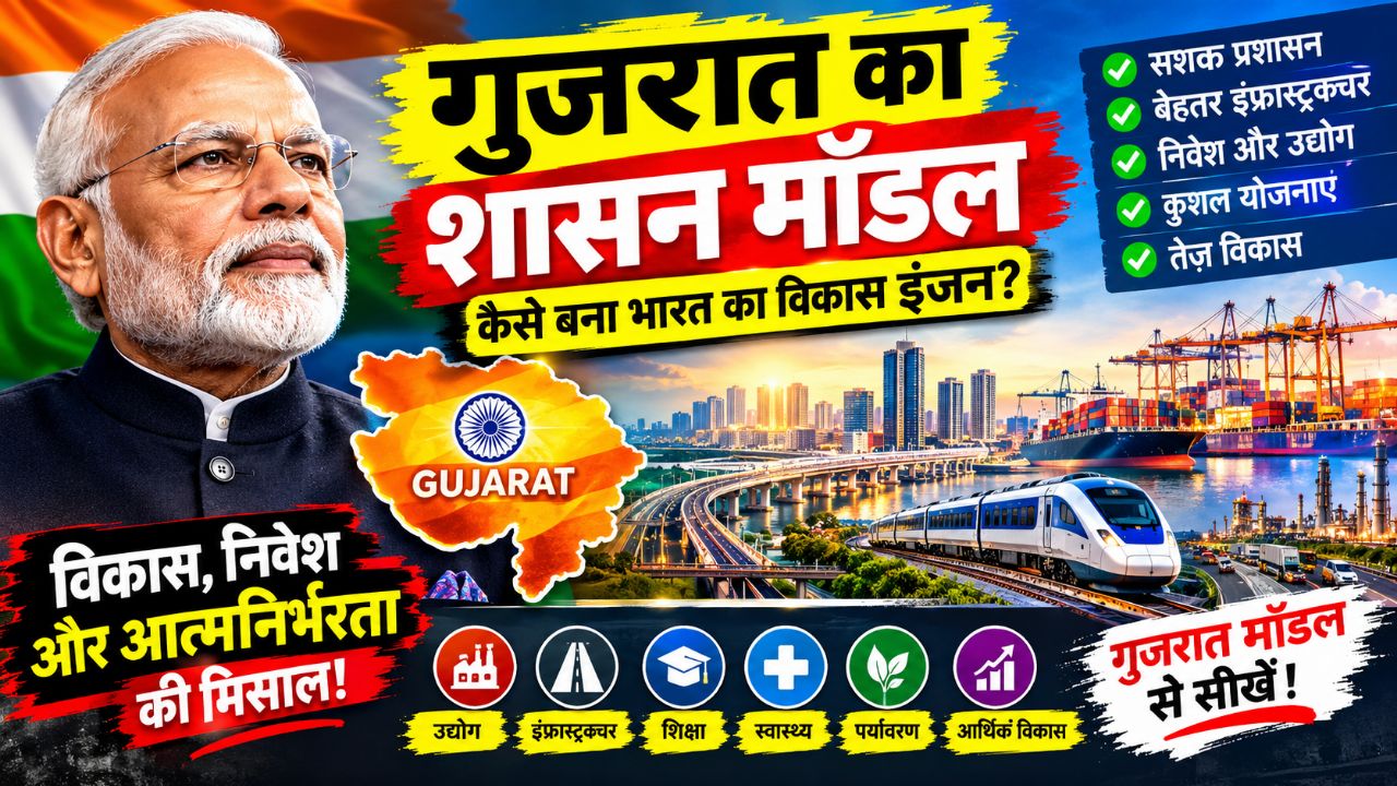 गुजरात मॉडल ऑफ गवर्नेंस 🇮🇳 | मोदी का विकास मॉडल, Digital India और गुजरात की सफलता की कहानी!