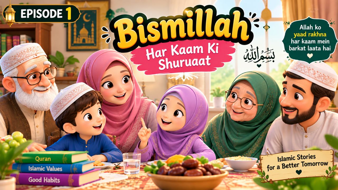 Bismillah Ki Barkat 🌙 | Bachchon Ke Liye Islamic Story | Zoyaabbasi