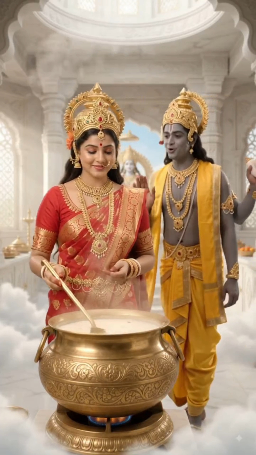 ମାଆ ଲକ୍ଷ୍ମୀଙ୍କ ରାଗ ଦେଖି ବିଷ୍ଣୁ ହସିଲେ 🤣🙏 | Vishnu Maa Laxmi Funny Story #Shorts