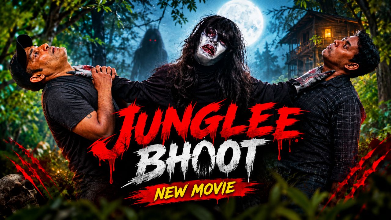 NEW MOVIE🍿🎥 JUNGLEE BHOOT | ACT: DEEPAK THAKUR COMEDY AND PRADEEP | NEW HINDI DUBBED