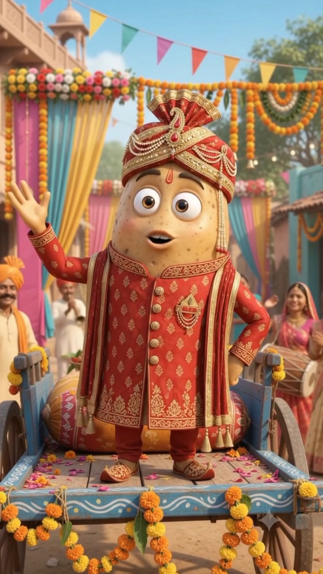 आलू की शादी 😍😆 #viral #trending #shorts #fyp #funnygaonTV22