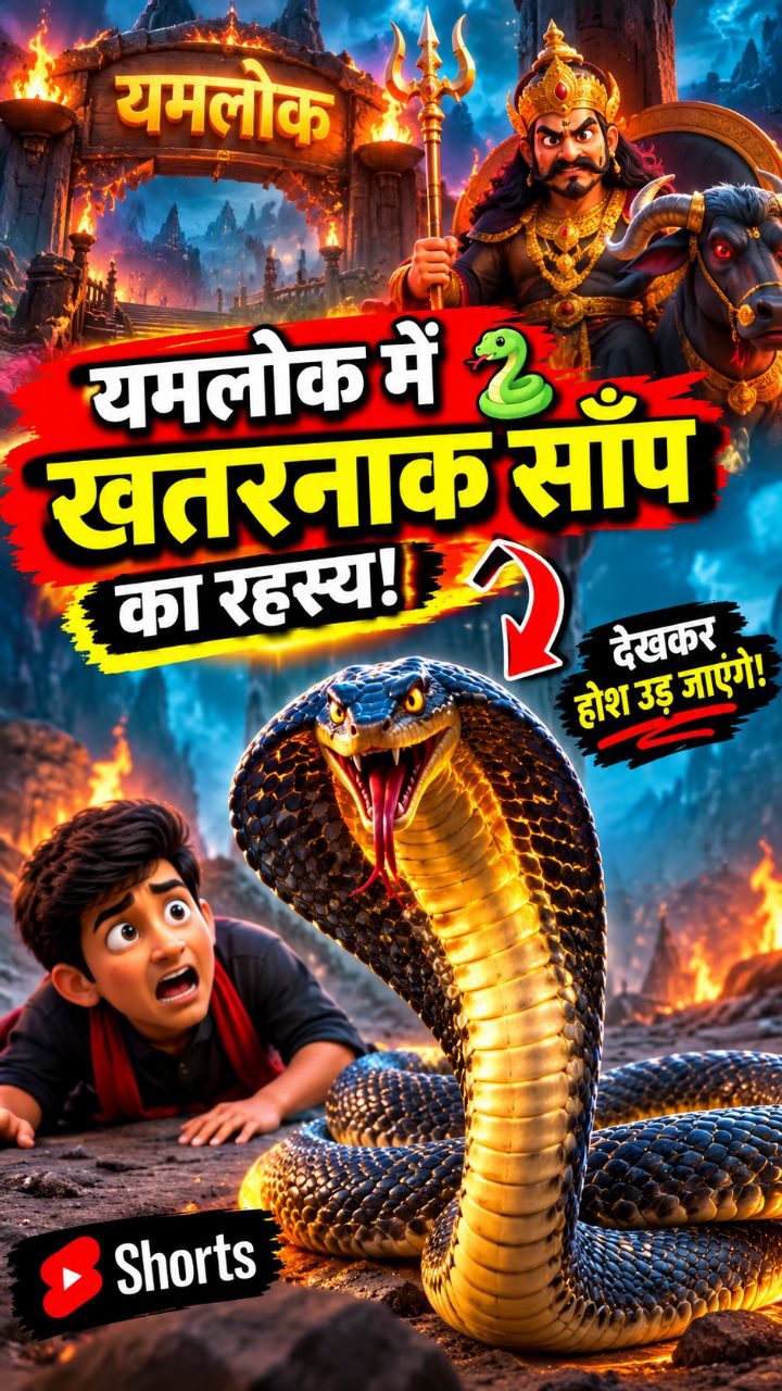 😱 यमलोक में खतरनाक साँप का रहस्य! 🐍🔥 देखकर उड़ जाएंगे होश