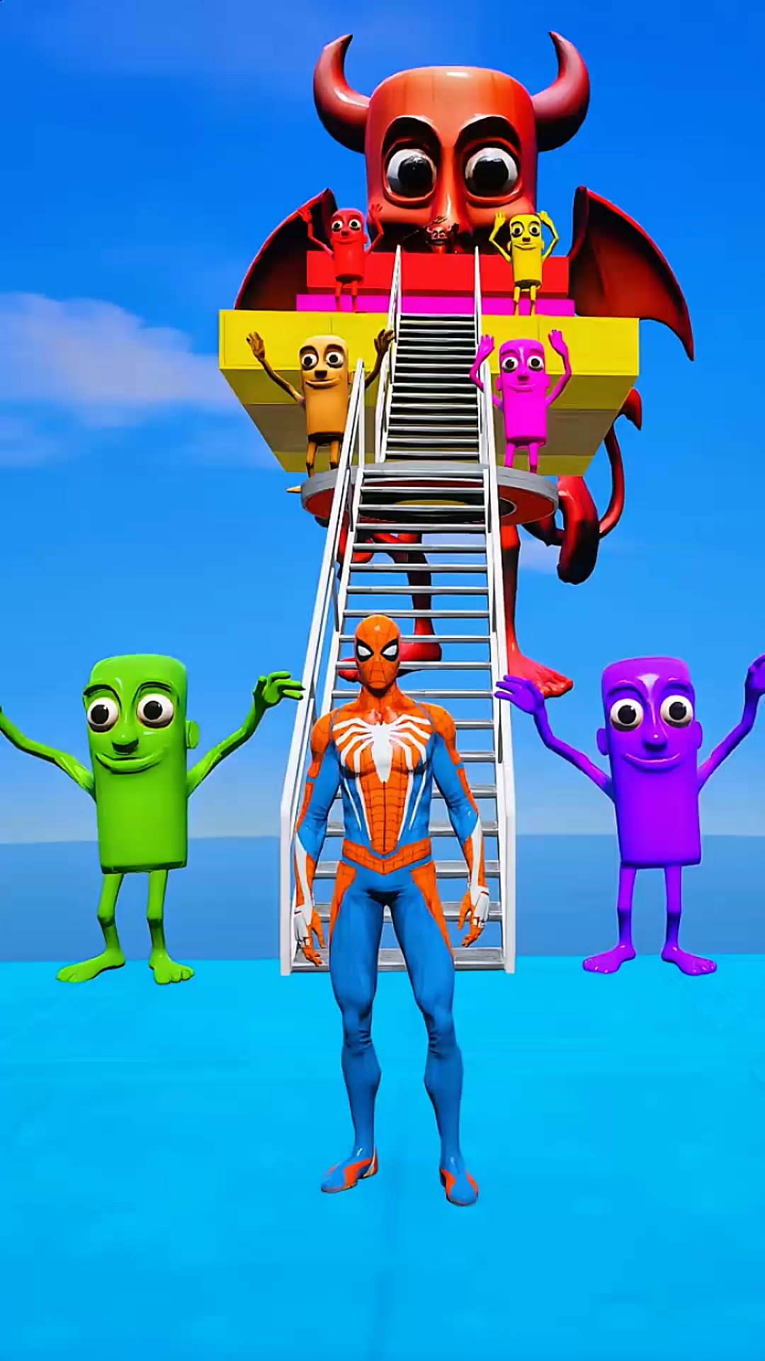 Spider-Man Crazy Adventure in 3D Game 🕷️ #Shorts