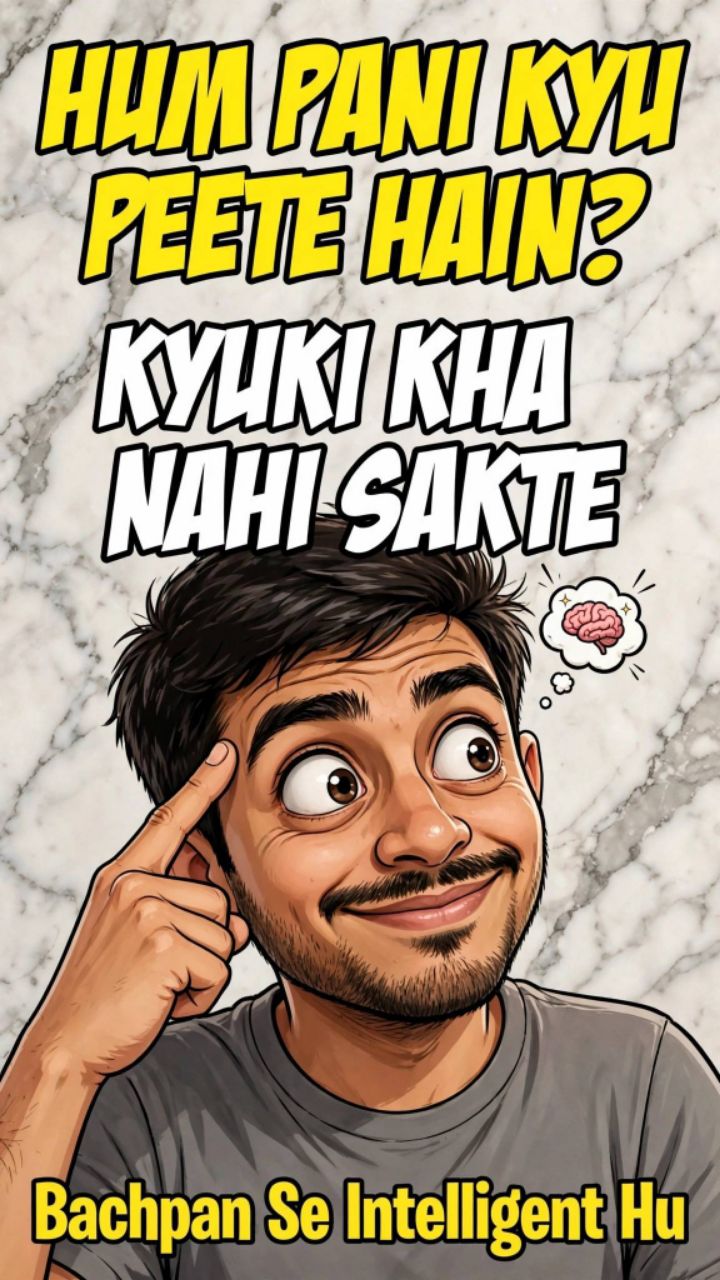 Hum pani kiu pite hai