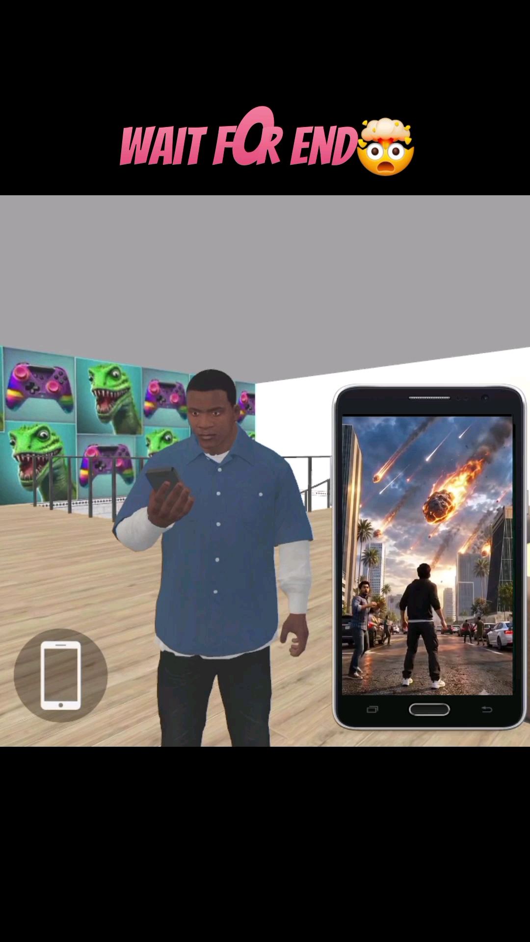 Aasman se astroid gira😱. Indiantheftauto simulator 🤯#shorts#viral#itagaming#gta#indian#game