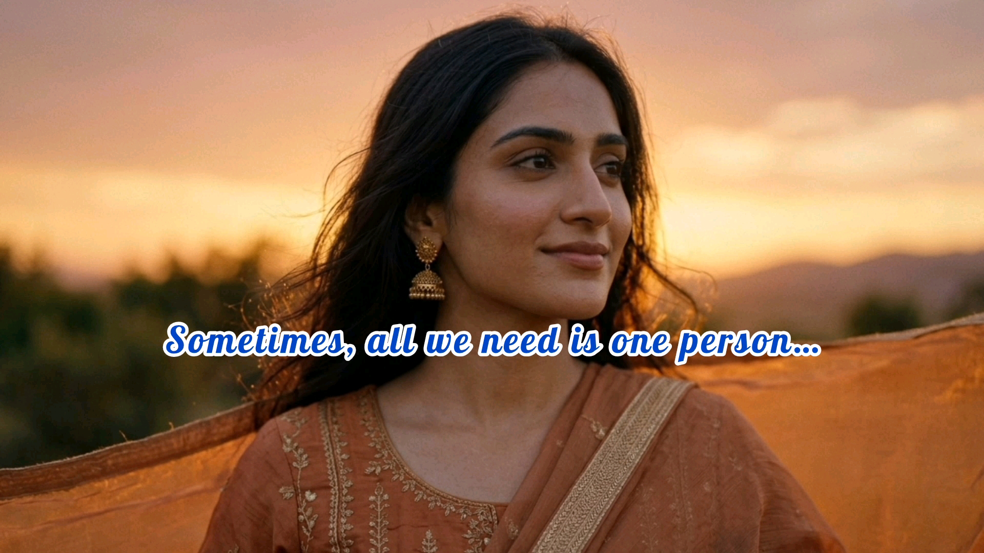 Sometimes, all we need is one person…

Someone who listens to our silence, understands