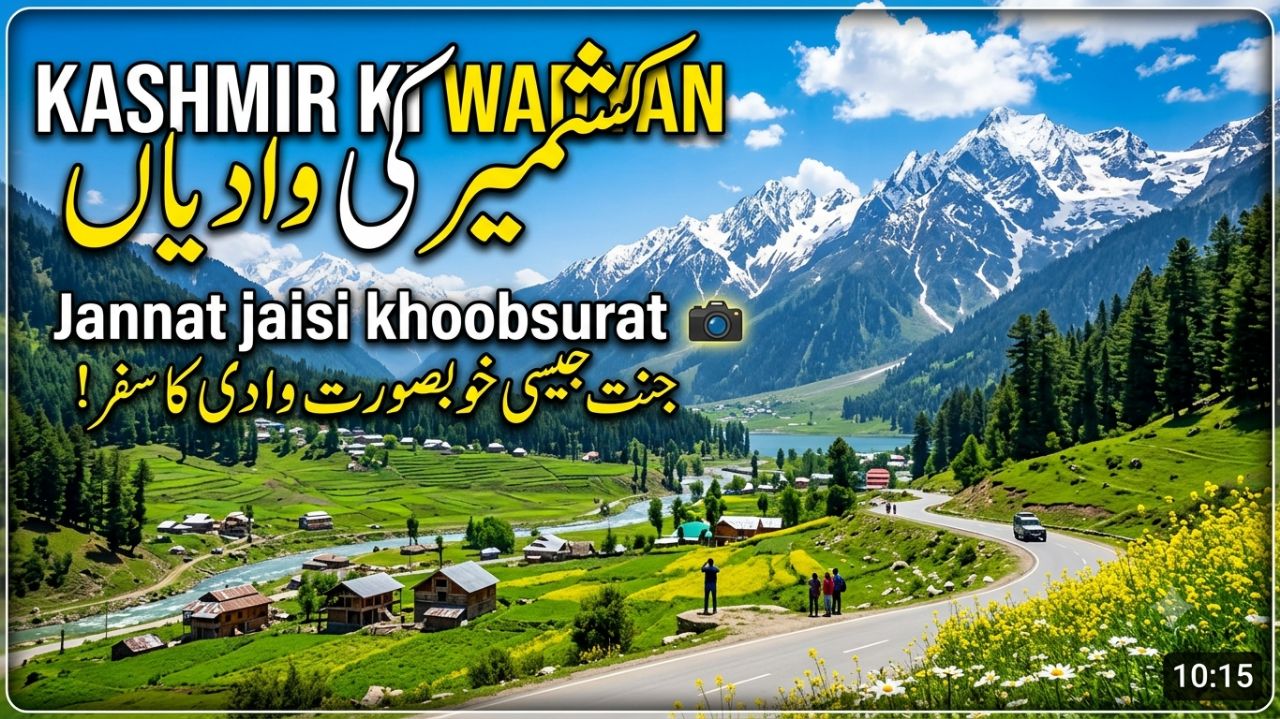 Kashmir ki khubsurat vadi Jannat Jaisi khubsurat