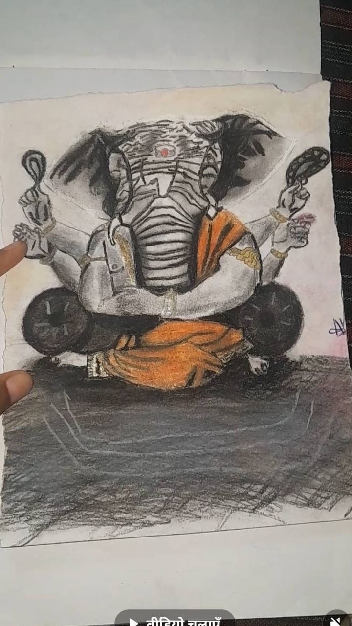 गणपति बप्पा के सुंदर चित्र के लिए मैं यही फेमस और शुभ टाइटल चुनूँगा। ❤️🐘
