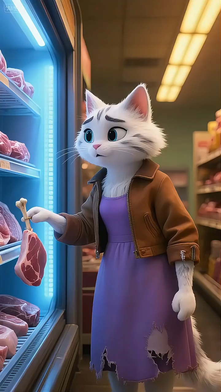 Poor Cat Caught Stealing Meat 😿❤️ But the Owner’s Reaction Will Melt Your Heart