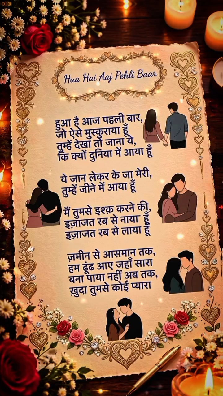 ❤️Hua hai aaj pehli baar music🎶