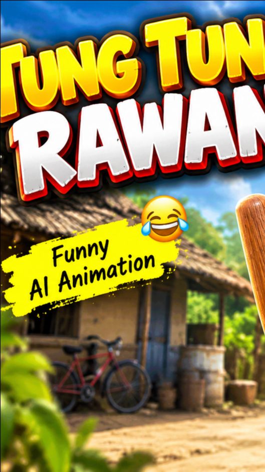 😂 Tung Tung Rawan की मजेदार एंट्री 😱🔥 | Funny AI Animation #shorts #comedy #viral #trending video