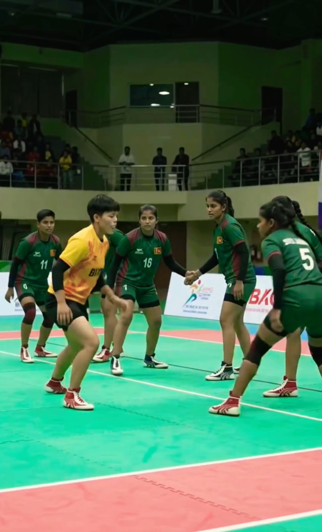 भूटान vs shri Lanka women kabaddi match  @KBGNEWSMEDIA