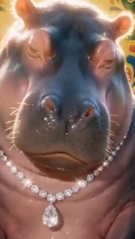 इन्टरटेन्मेन्ट crazy animals brainrot,🦛