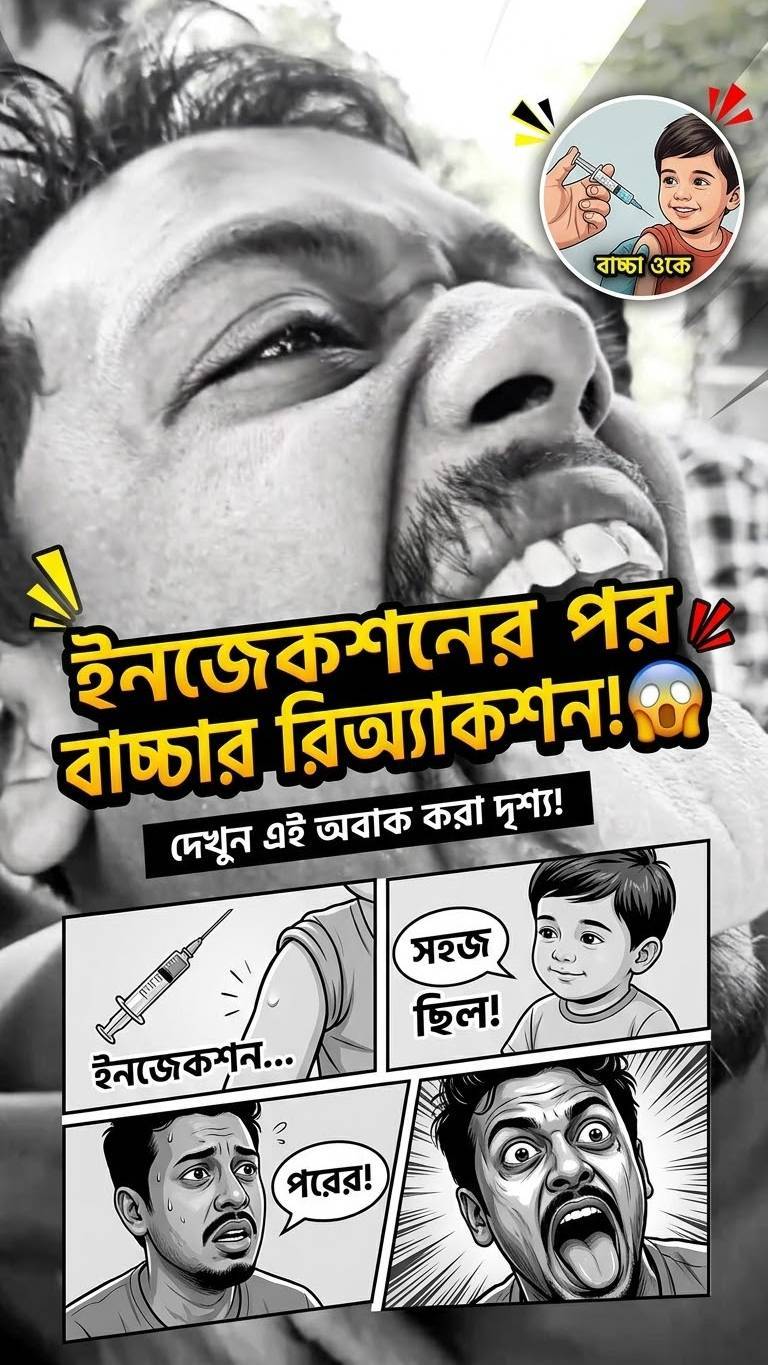 বন্দু যখন ভালোবাসার মানুষকে ইনজেকশন দেই🤣