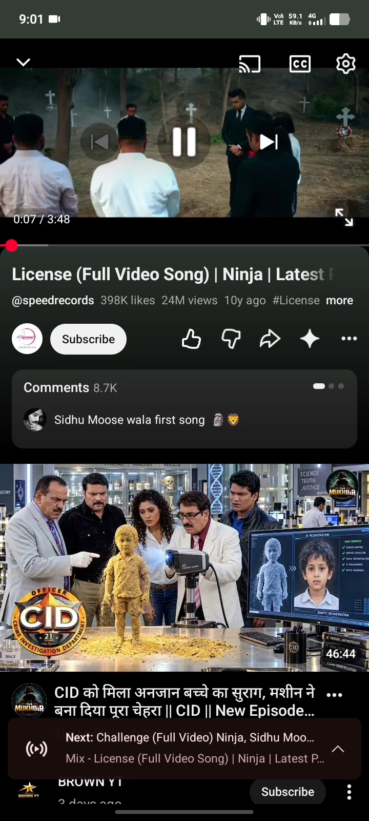 Sidhu mossewala Ninja song