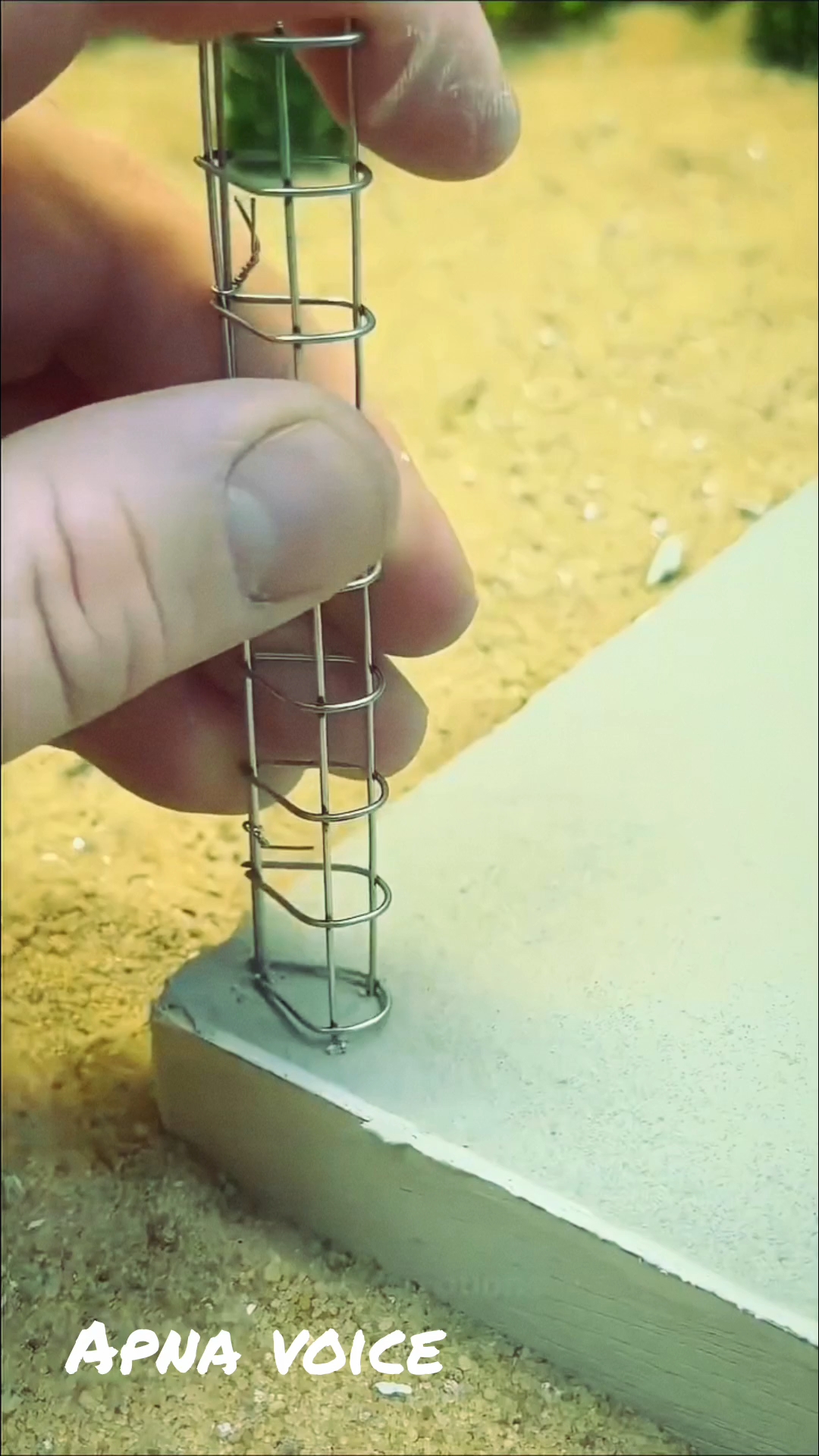 Made with concrete mini house