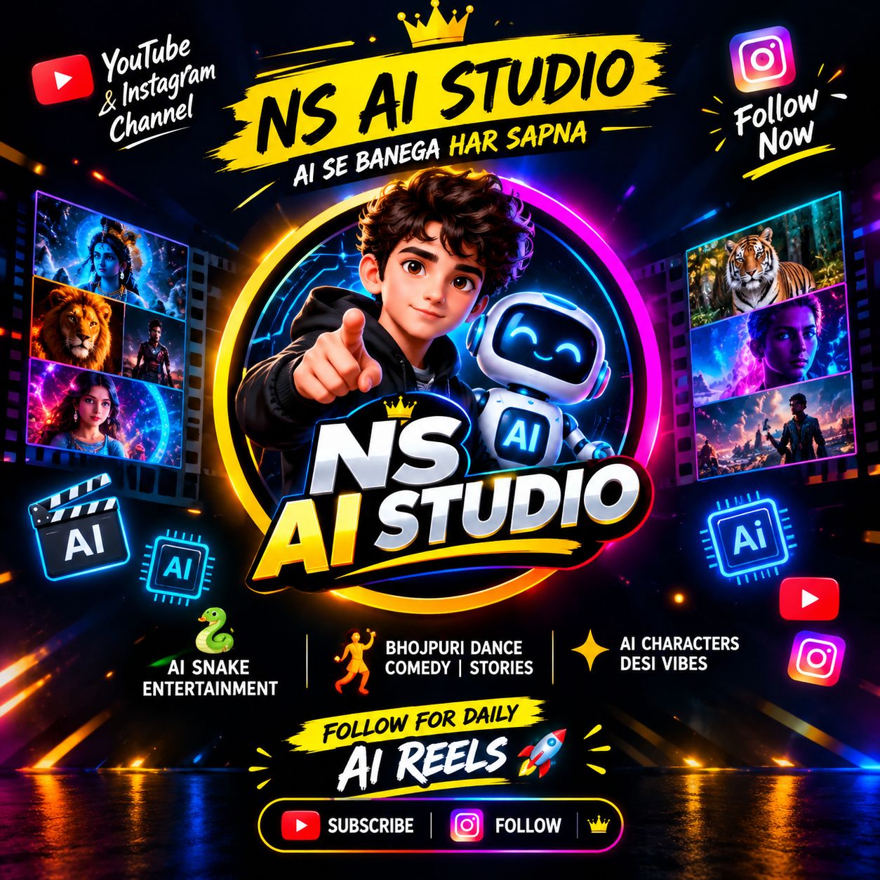 N S AI studio on Bideo