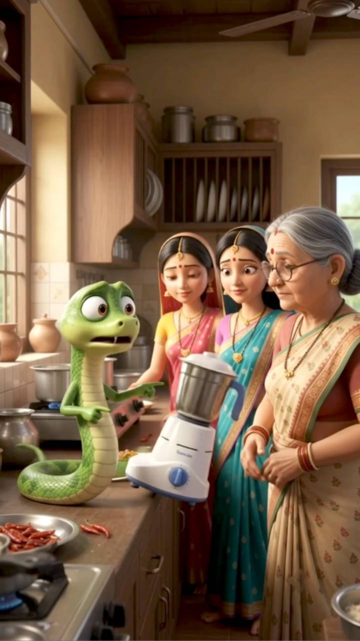 Saanp ne ki Sasu Maa ke sath aisi prank, ud gaye hosh! 🐍😂