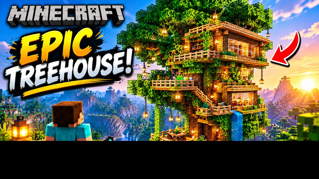Minecraft Treehouses #minecraft